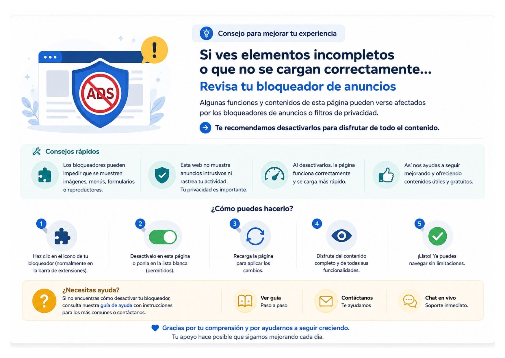 imagen de advertencia de desbloqueo