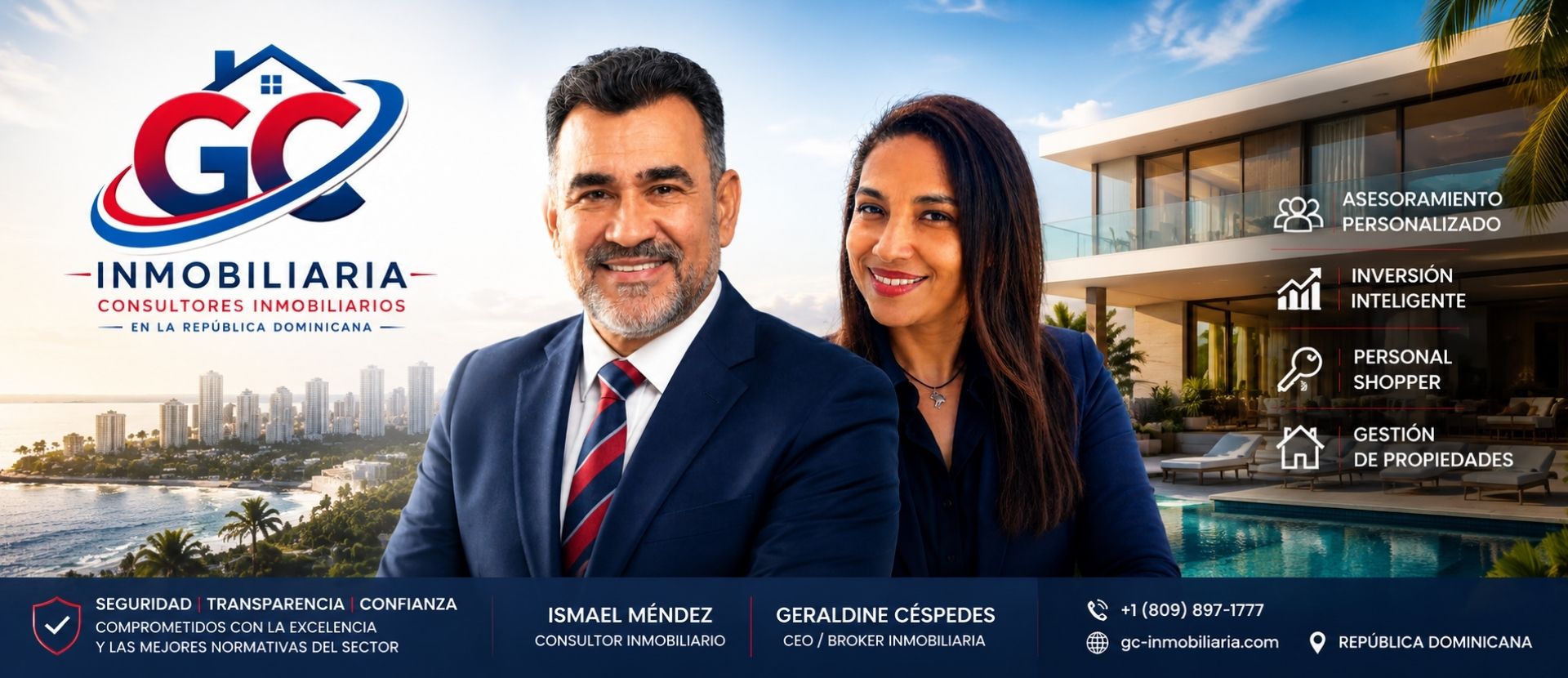 GC Inmobiliaria RD y equipo de consultores inmobiliarios en República Dominicana